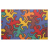 Mosaic Geckos Muster - Erdfarbe Stoff (Fat Quarter (45,7 x 55,9 cm))