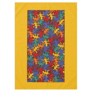 Mosaic Geckos Muster - Erdfarbe Tischdecke