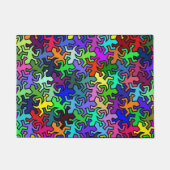 Mosaic Geckos Muster - mehrfarbig Fußmatte (Vorderseite)