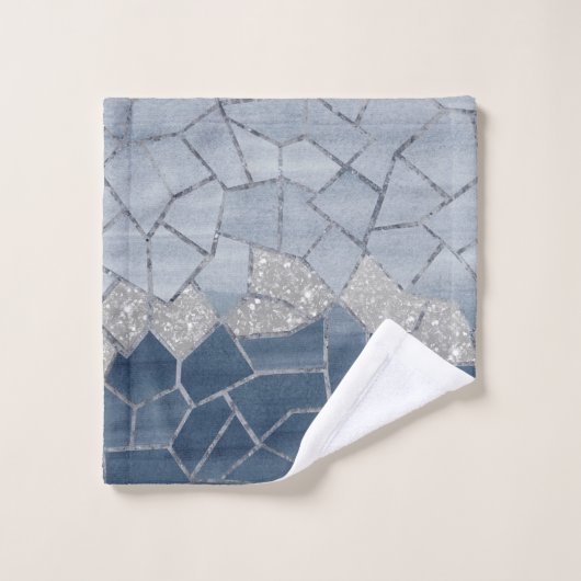 Mosaic Geometric Glam #3 #geo #decor #art Badhandtuch Set (Waschlappen)