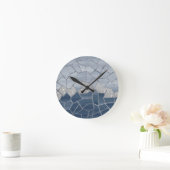 Mosaic Geometric Glam #3 #geo #decor #art Runde Wanduhr (Zuhause)