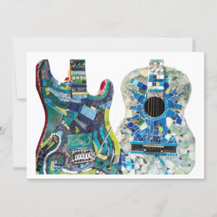 Mosaic Gitarrenkollektion Boho Chic Einladung