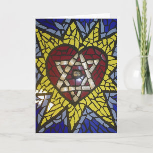 Mosaic Glows Heart Star von David auf Blue Karte
