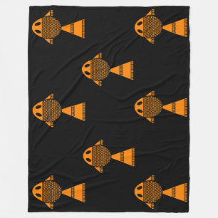 Mosaic Goldfish Fleecedecke