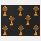 Mosaic Goldfish Fleecedecke (Vorderseite (Horizontal))