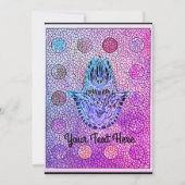 Mosaic Hamsa Handeinladung Einladung (Vorderseite)