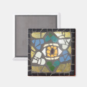 Mosaic Hearts Star von David w/Evil Eye Magnet (Vorderseite/Rückseite)