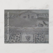 Mosaic in Ancient Synagoge in Israel Postkarte (Vorderseite)