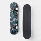 Mosaic Jigsaw Sea Skateboard (Vorderseite)