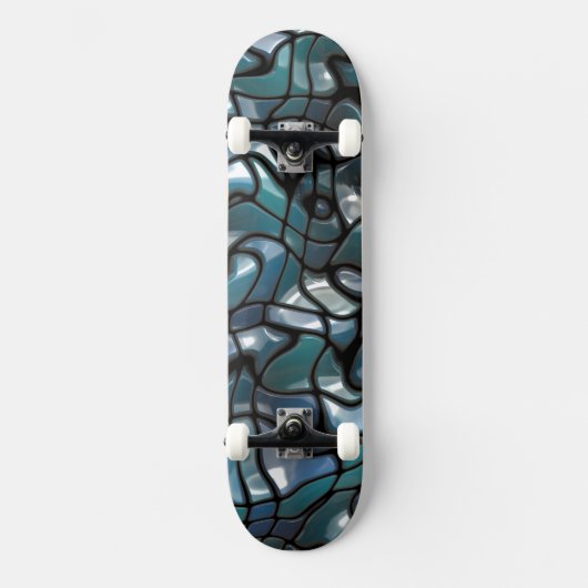 Mosaic Jigsaw Sea Skateboard (Vorderseite)