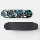 Mosaic Jigsaw Sea Skateboard (Horizontal)