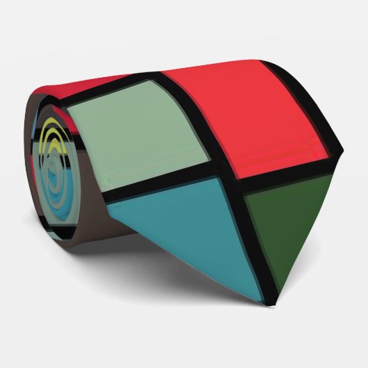 Mosaic Klee Krawatte (Gerollt)