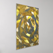 Mosaic Labyrinth Mirror Gold Foil Print Foliendrucke (Ablage )