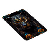 Mosaic Leopard Majesty Magnet (Rechte Seite)