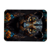 Mosaic Leopard Majesty Magnet (Horizontal)