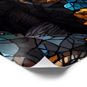 Mosaic Leopard Majesty Poster (Ecke)