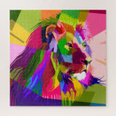 Mosaic Lion Puzzle (Vertikal)