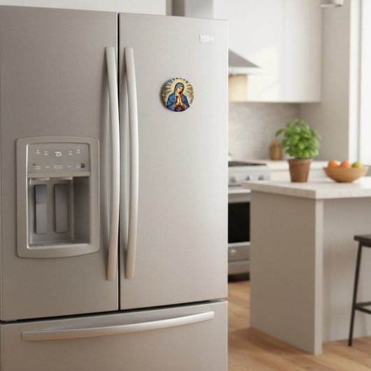 Mosaic Madonna Magnet