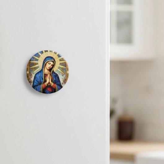 Mosaic Madonna Magnet