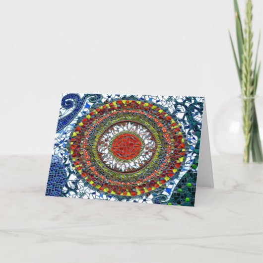 Mosaic Mandala 1 Karte (Vorderseite)