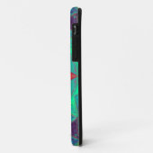 Mosaic Mandala Blue Green und Red Case-Mate iPhone Hülle (Hinten/Links)