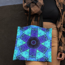 Mosaic Mandala Blue und Lila Tasche