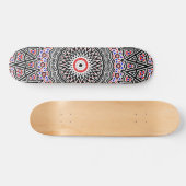Mosaic Mandala Skateboard (Horizontal)