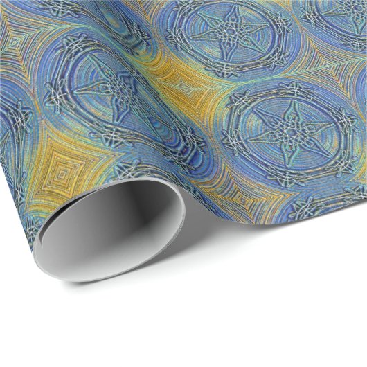 Mosaic Mandala Wrapping Paper Geschenkpapier (Rolleneckpunkt)