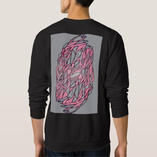 Mosaic Men’s Abstract Sweatshirt (Rückseite)