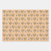 Mosaic Menorahs Geschenkpapier Set (Vorderseite 3)