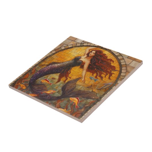 Mosaic Mermaid Fliese (Seite)