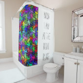 Mosaic Mirror Geckos Muster - mehrfarbig Duschvorhang (Beispiel)