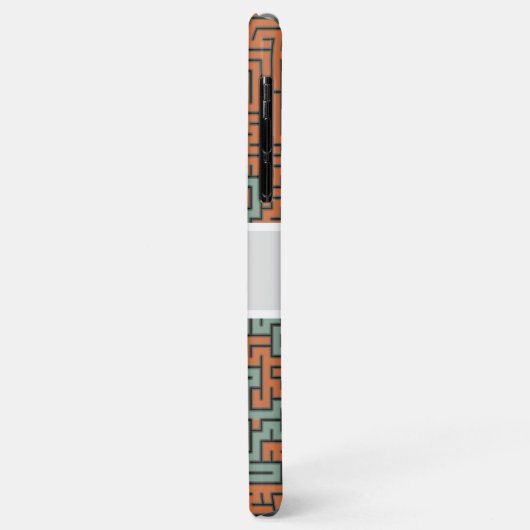 Mosaic Modern Monogram #14 Case-Mate iPhone Hülle (Hinten/Links)