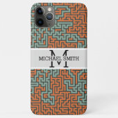 Mosaic Modern Monogram #14 Case-Mate iPhone Hülle (Rückseite)