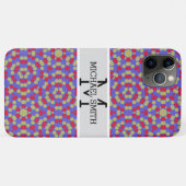 Mosaic Modern Monogram #16 Case-Mate iPhone Hülle (Rückseite (Horizontal))