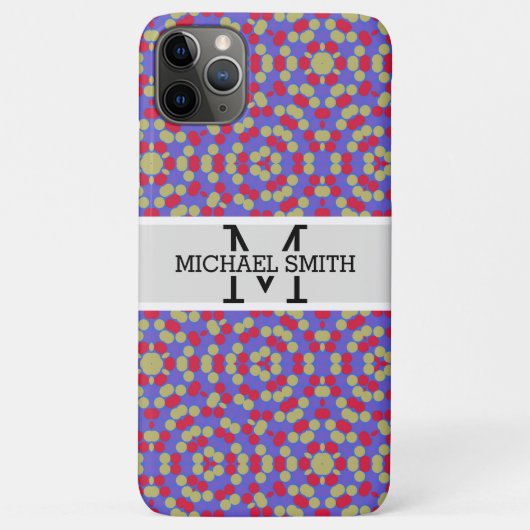 Mosaic Modern Monogram #16 Case-Mate iPhone Hülle (Rückseite)