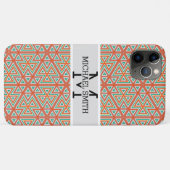 Mosaic Modern Monogram #19 Case-Mate iPhone Hülle (Rückseite (Horizontal))