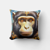 Mosaic Monkey Designer Kissen Kissen Kissen Throws (Vorderseite)