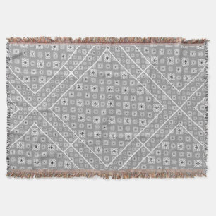 Mosaic Muster 02.BW LGrey BG Decke