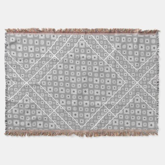 Mosaic Muster 02.BW LGrey BG Decke (Vorderseite)