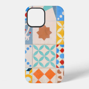 Mosaic of Hydraulic cement tiles, decorative fashi iPhone 12 Hülle