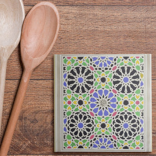 Mosaic pavement in the dressing room of the Sultan Fliese