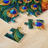 Mosaic Peacock Jigsaw Puzzle (Seite)