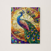 Mosaic Peacock Jigsaw Puzzle (Vertikal)