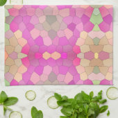 Mosaic pixized Art Neuvau Geschirrtuch (Gefaltet)