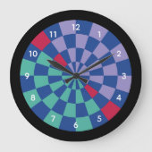 Mosaic Radiance Große Wanduhr (Vorderseite)