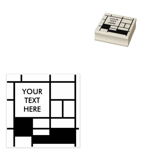 MOSAIC Rechtecke Quadrate Farbe I + Ihre Ideen Gummistempel (Stempel)