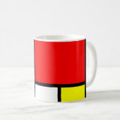 MOSAIC Rechtecke Quadrate Farbe I + Ihre Ideen Kaffeetasse (VorderseiteRechts)