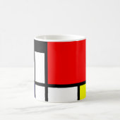 MOSAIC Rechtecke Quadrate Farbe I + Ihre Ideen Kaffeetasse (Mittel)