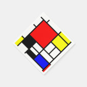 MOSAIC Rechtecke Quadrate Farbe I + Ihre Ideen Serviette (Ecke)